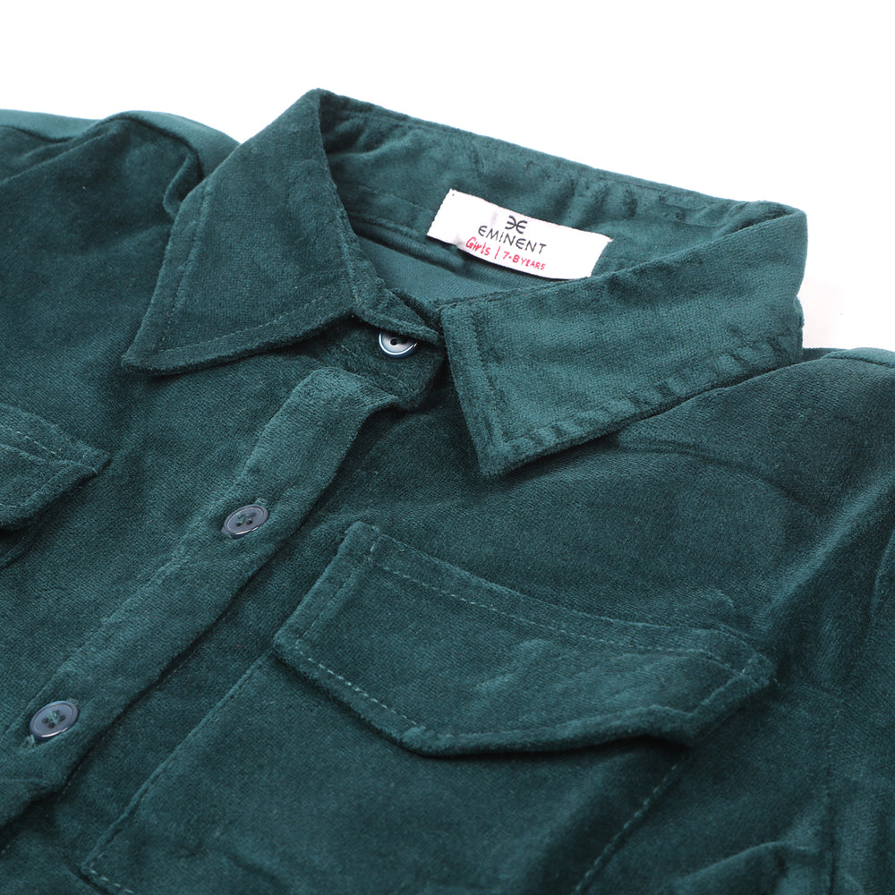 Girls Frock - Dark Green, Girls Frocks, Chase Value, Chase Value