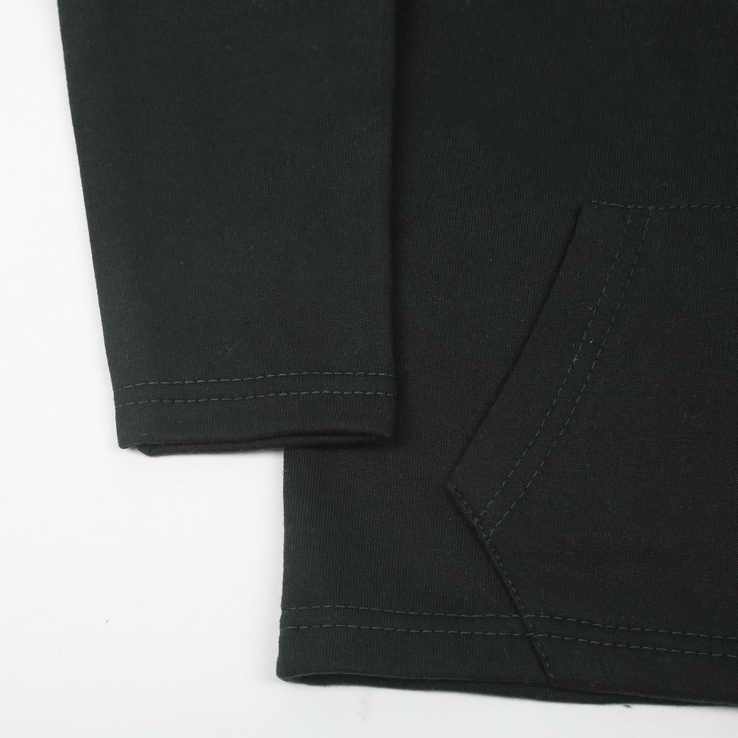 Boys Full Sleeves Hoodie - Dark Green, Boys Hoodies & Sweat Shirts, Chase Value, Chase Value