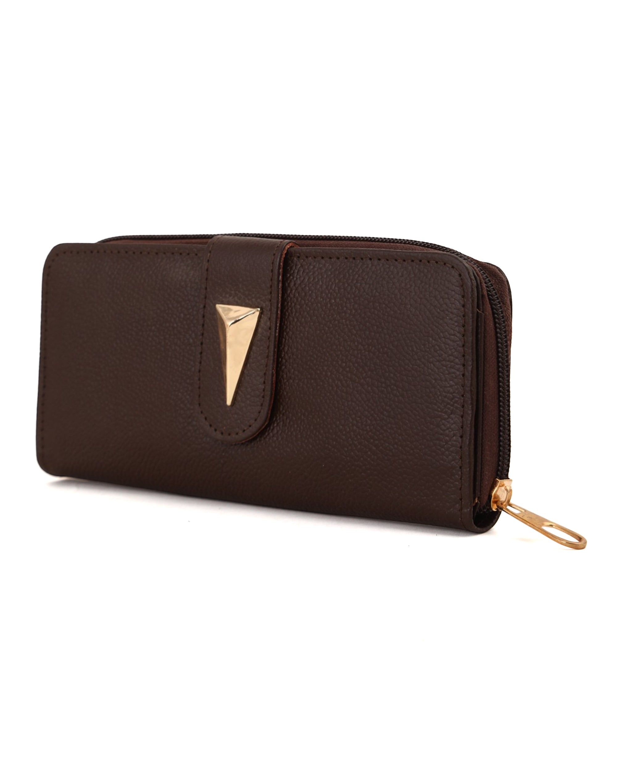 Women's Leather Zipper Wallet