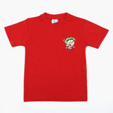 Boys Half Sleeves T-Shirt - Red, Boys T-Shirts, Chase Value, Chase Value