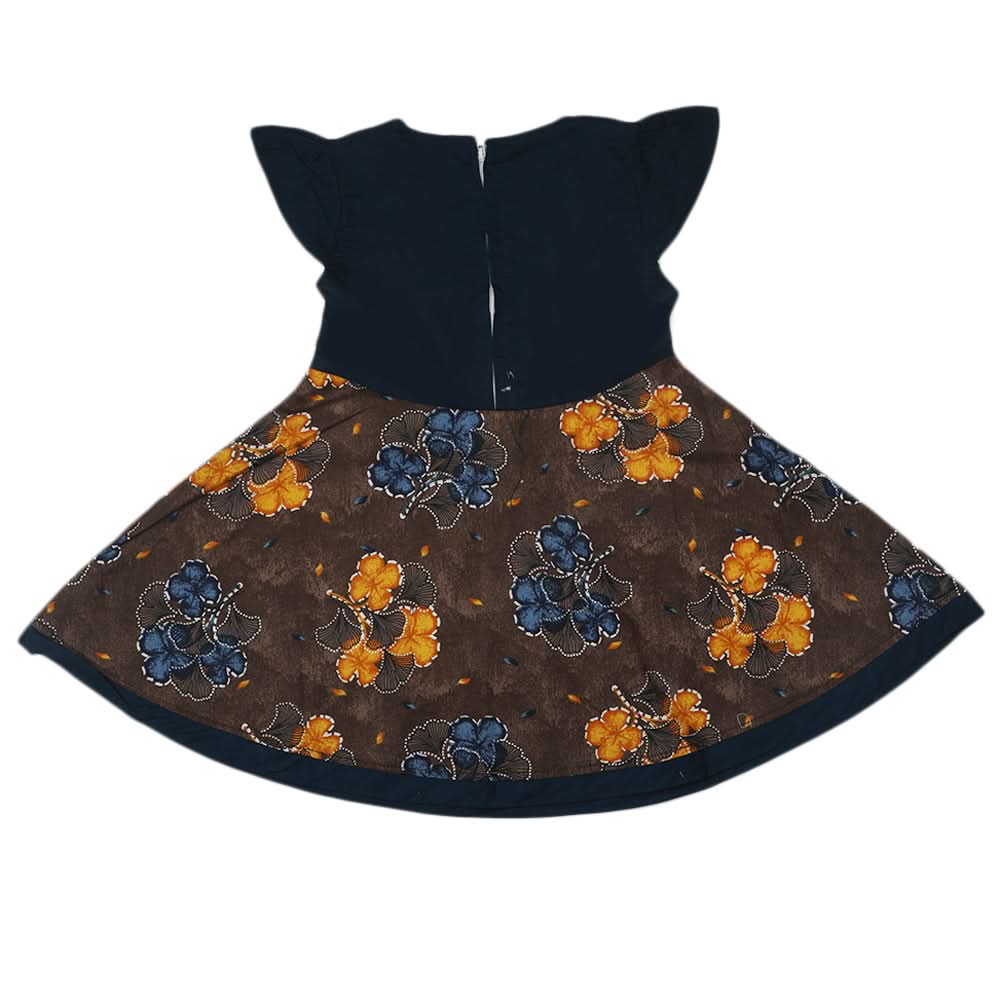 Girls Frock - Navy Blue, Girls Frocks, Chase Value, Chase Value