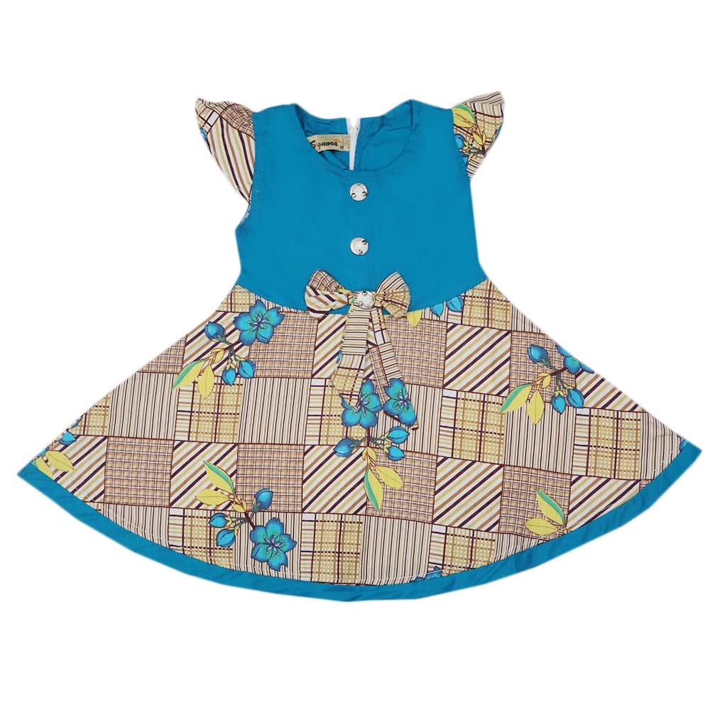 Girls Frock - Blue, Girls Frocks, Chase Value, Chase Value