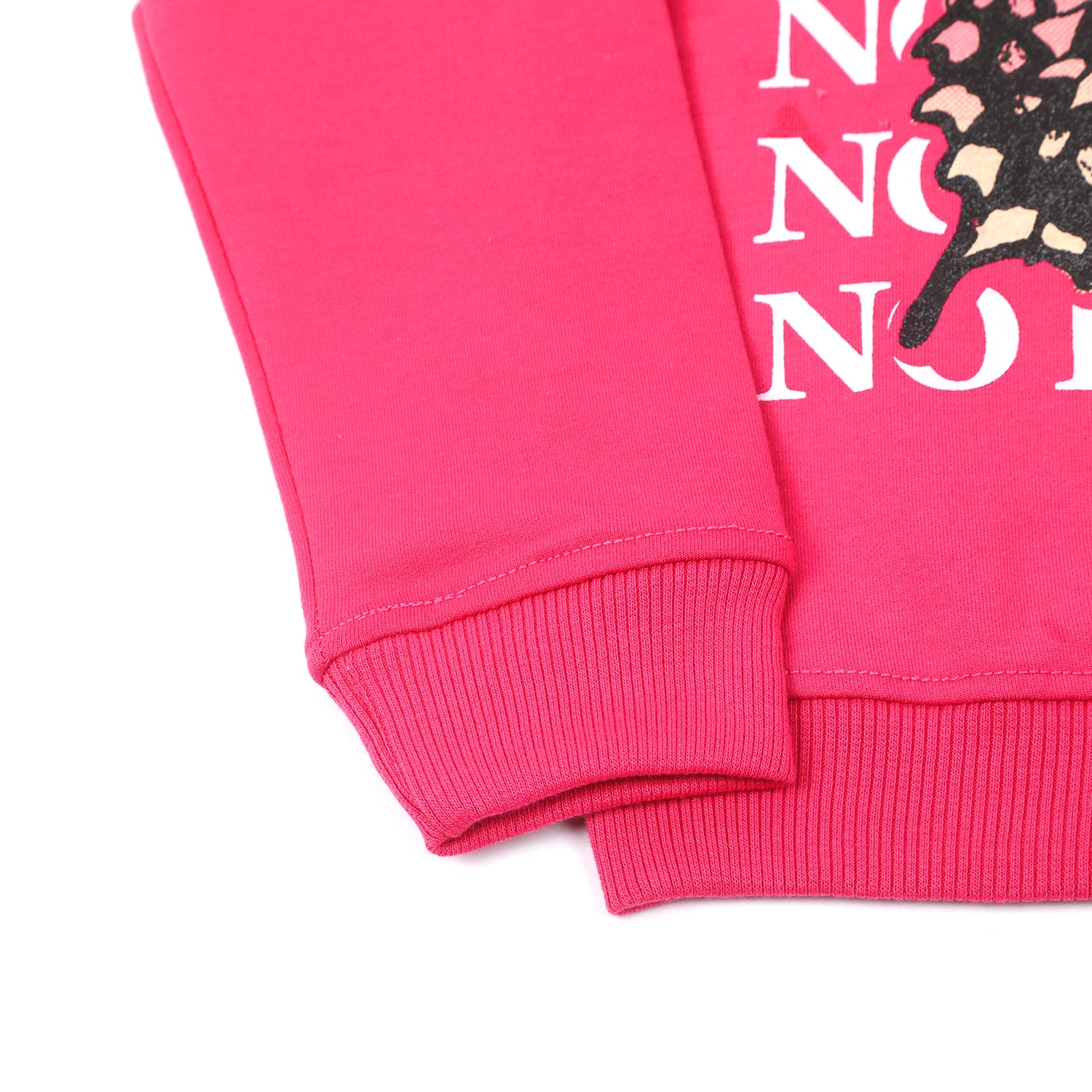 Girls Full Sleeves Sweat Shirt - Pink, Girls Hoodies & Sweat Shirts, Chase Value, Chase Value