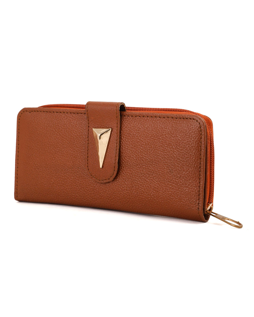 Women's Leather Zipper Wallet