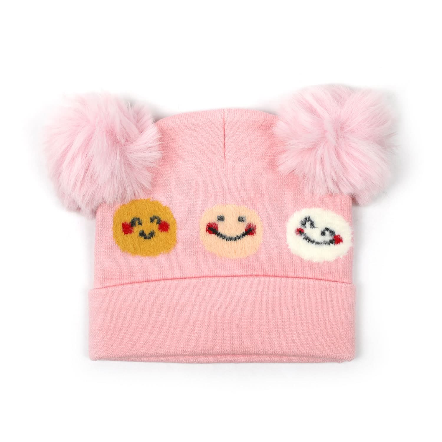 Kids Woolen Cap - Pink, Boys Caps & Gloves, Chase Value, Chase Value