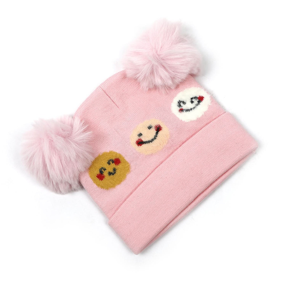 Kids Woolen Cap - Pink, Boys Caps & Gloves, Chase Value, Chase Value