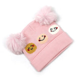 Kids Woolen Cap - Pink, Boys Caps & Gloves, Chase Value, Chase Value