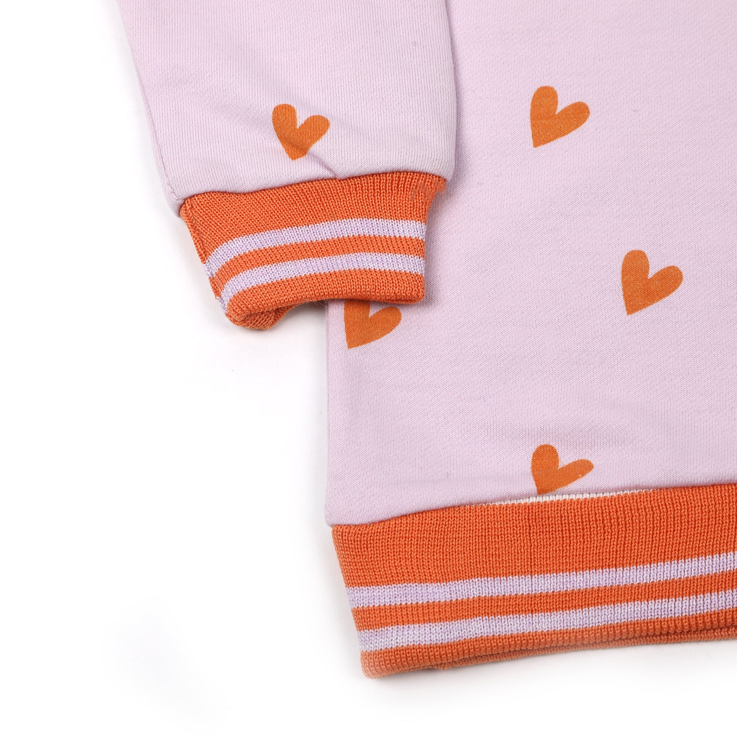 Girls Full Sleeves Hoodie T-Shirt - Light Purple, Girls Hoodies & Sweat Shirts, Chase Value, Chase Value