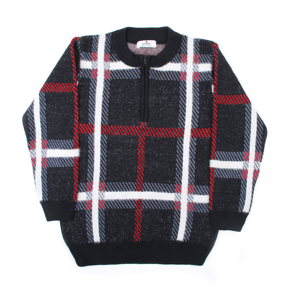 Eminent Boys Full Sleeves Sweater - Navy Blue, Boys Sweaters, Eminent, Chase Value