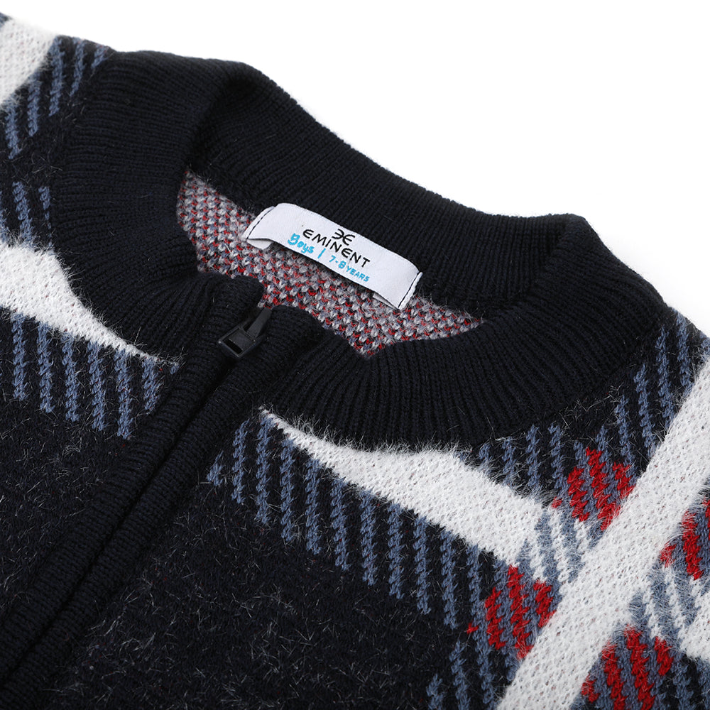 Eminent Boys Full Sleeves Sweater - Navy Blue, Boys Sweaters, Eminent, Chase Value
