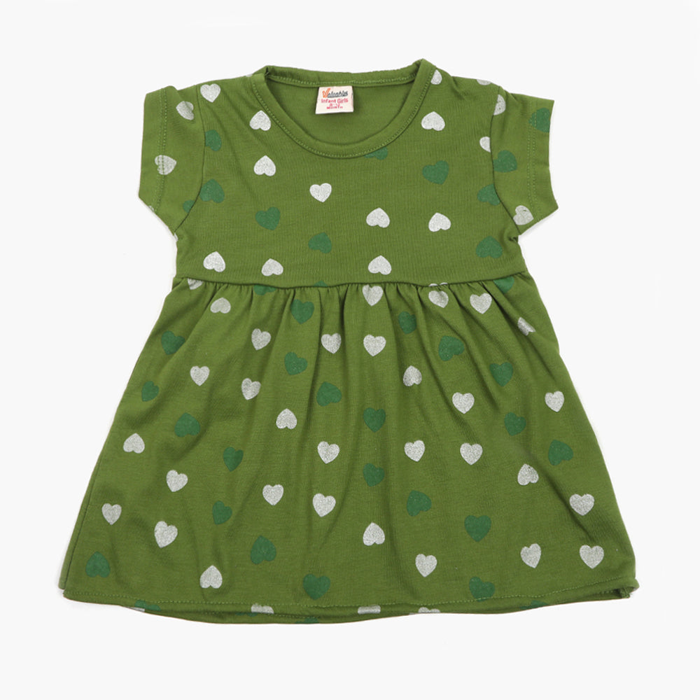 Newborn Girls Independence Frock - Green, Newborn Girls Frocks, Chase Value, Chase Value