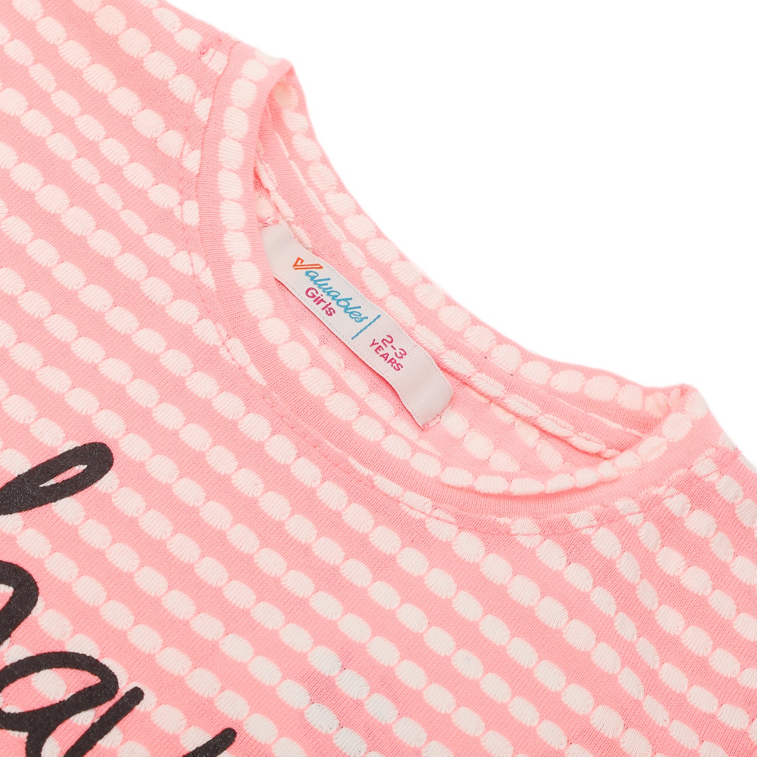 Girls Full Sleeves T-Shirt - Pink, Girls T-Shirts, Chase Value, Chase Value