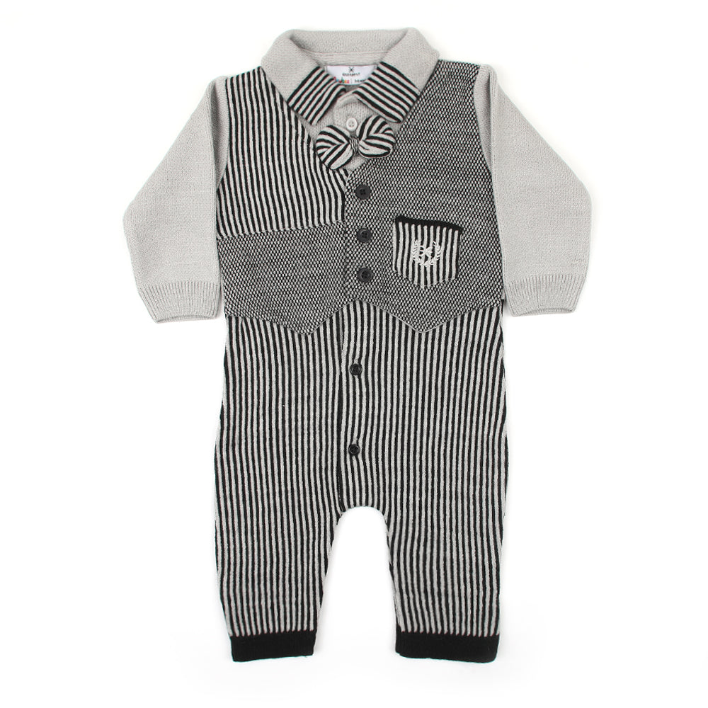 Newborn Boys Rompers - Black & Gray, Newborn Boys Rompers, Chase Value, Chase Value