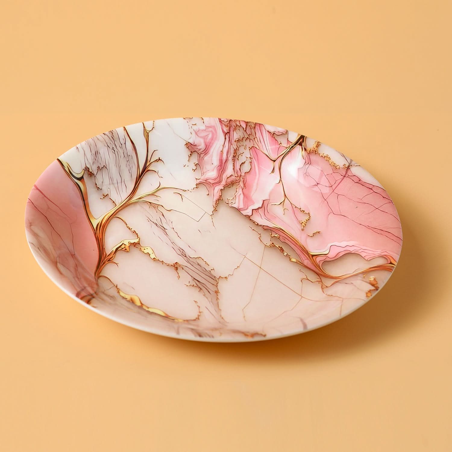 M-13 Pink Qtr Deep Plate 7", Plates & Bowls, Chase Value, Chase Value
