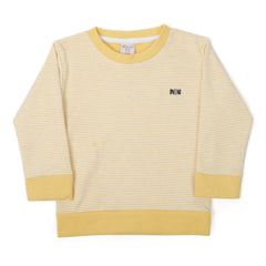 Girls Full Sleeves Sweat Shirt - Yellow