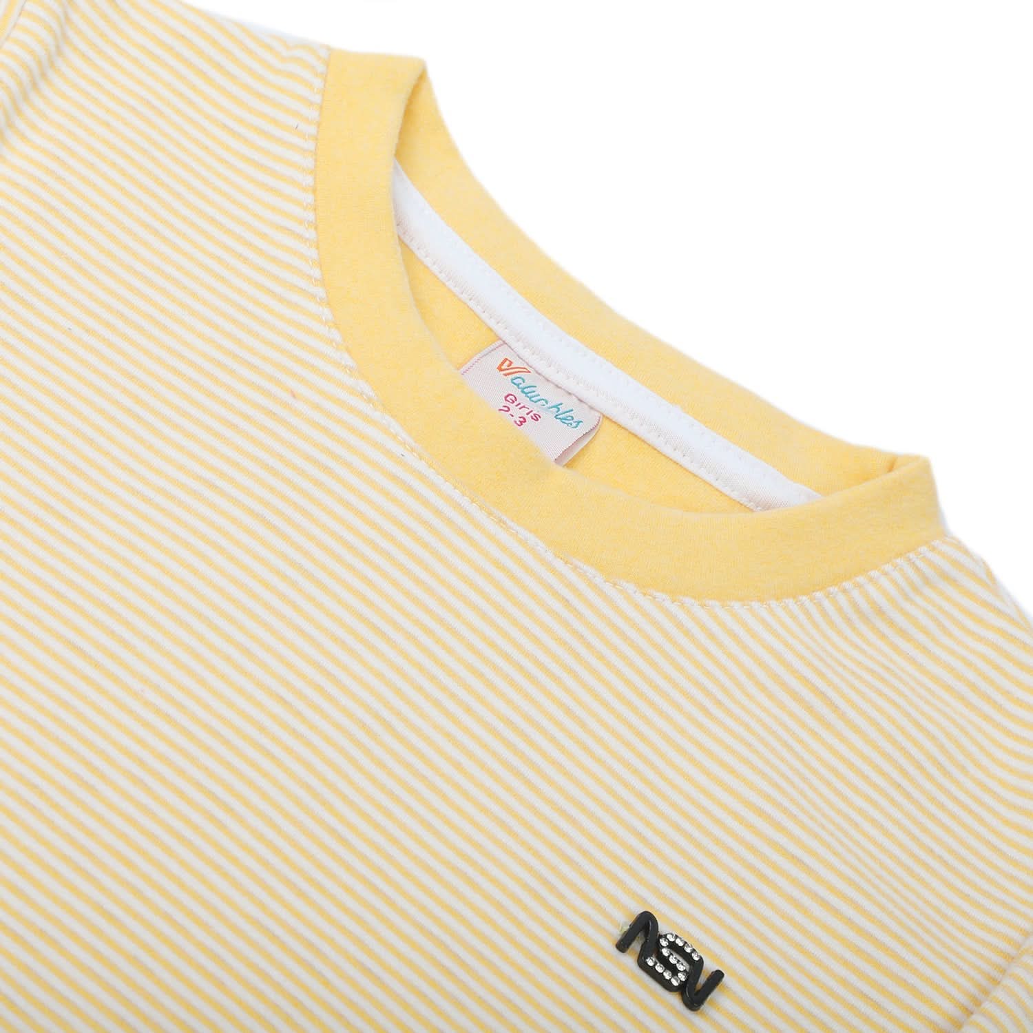 Girls Full Sleeves Sweat Shirt - Yellow, Girls Hoodies & Sweat Shirts, Chase Value, Chase Value