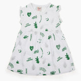 Girls Independence Day Frock - White, Girls Frocks, Chase Value, Chase Value