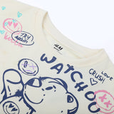 Girls Full Sleeves Sweat Shirt - Cream, Girls Hoodies & Sweat Shirts, Chase Value, Chase Value