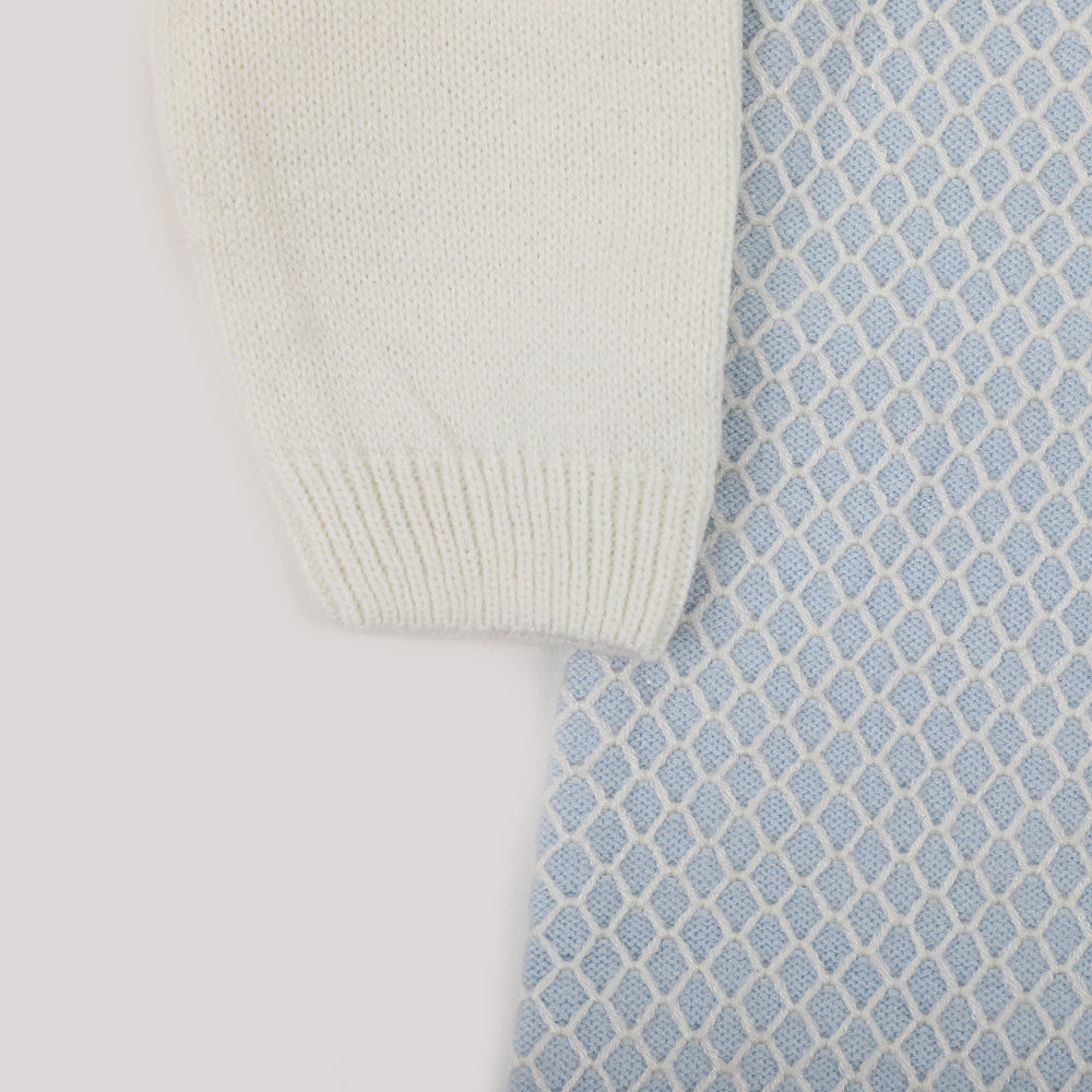 Newborn Boys Rompers - Light Blue & White, Newborn Boys Rompers, Chase Value, Chase Value