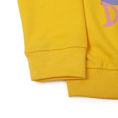 Girls Full Sleeves Sweat Shirt - Yellow