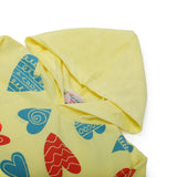 Girls Full Sleeves Hoodie T-Shirt - Yellow, Girls Hoodies & Sweat Shirts, Chase Value, Chase Value