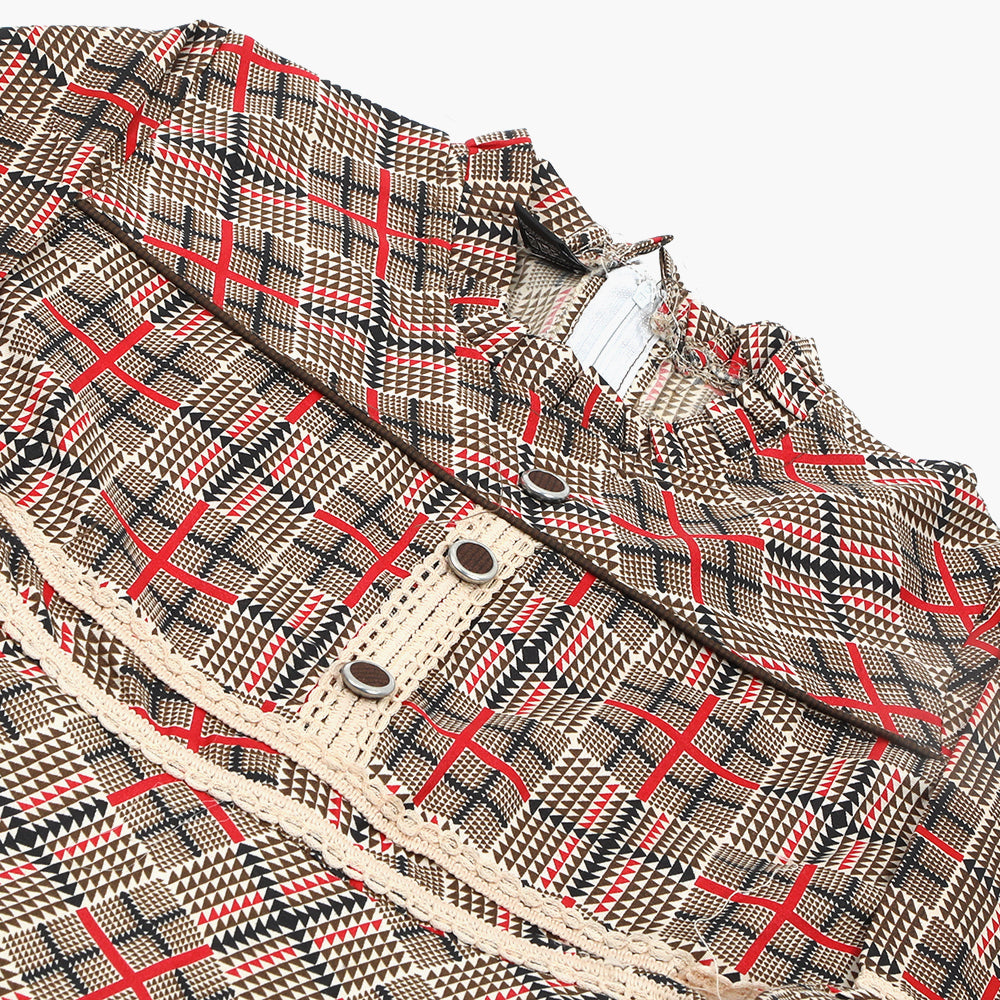 Girls Emborided Shalwar Suit - Brown, Girls Shalwar Kameez, Chase Value, Chase Value