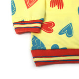 Girls Full Sleeves Hoodie T-Shirt - Yellow, Girls Hoodies & Sweat Shirts, Chase Value, Chase Value