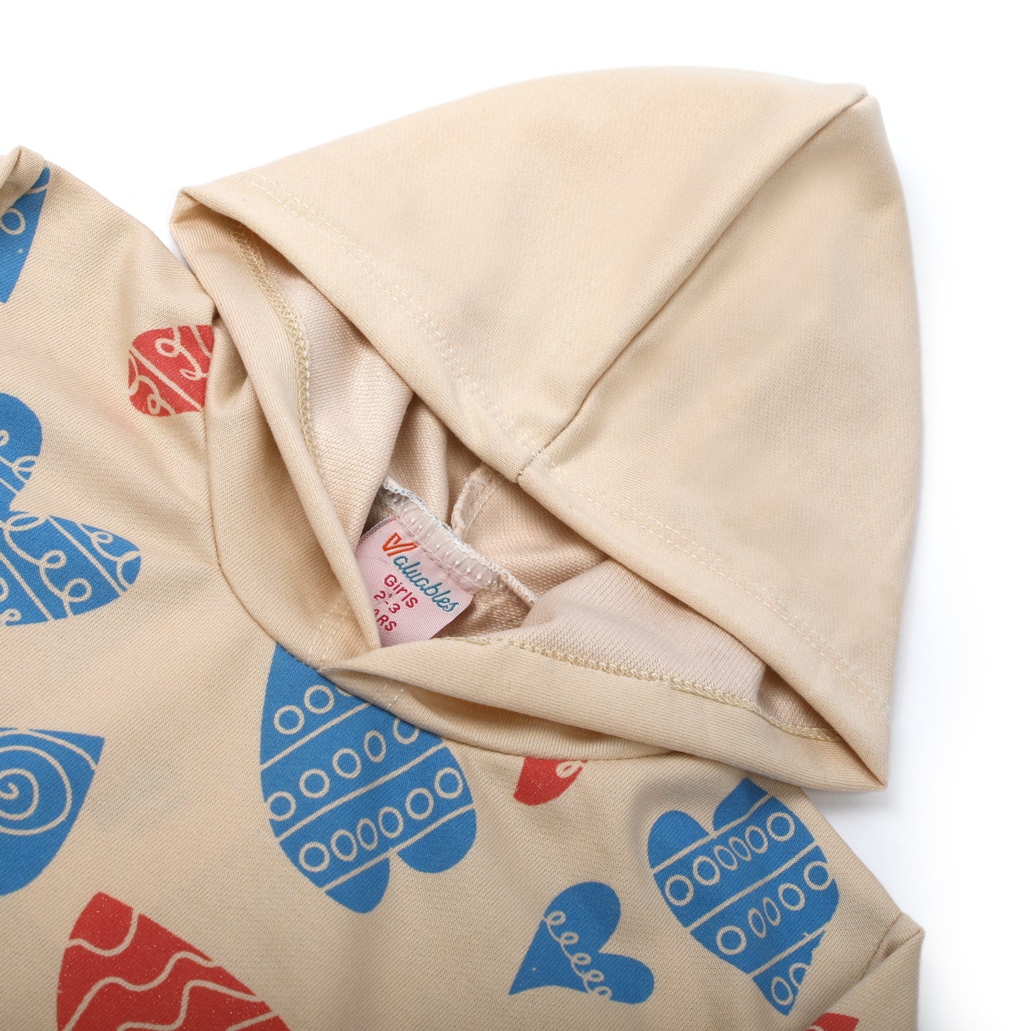 Girls Full Sleeves Hoodie T-Shirt - Fawn, Girls Hoodies & Sweat Shirts, Chase Value, Chase Value