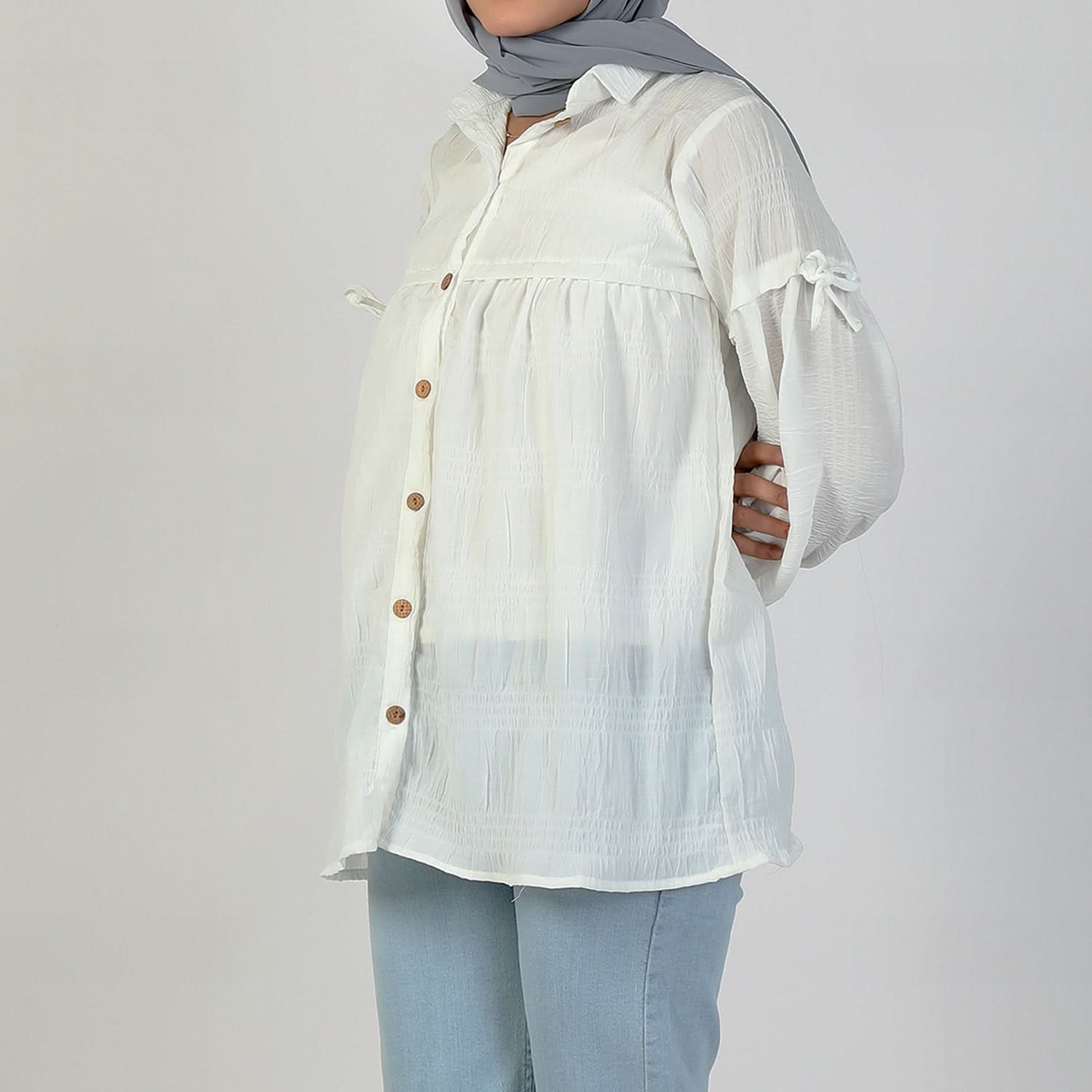 Women's Western Casual Shirt - White, Women T-Shirts & Tops, Chase Value, Chase Value