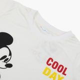 Boys Printed Half Sleeves T-Shirt - White, Boys T-Shirts, Chase Value, Chase Value