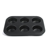 Baking Tray 6 Section - Black, Baking, Chase Value, Chase Value