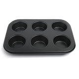 Baking Tray 6 Section - Black, Baking, Chase Value, Chase Value