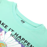 Girls Full Sleeves Sweat Shirt - Cyan, Girls Hoodies & Sweat Shirts, Chase Value, Chase Value