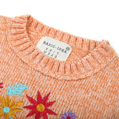 Girls Sweater - Peach