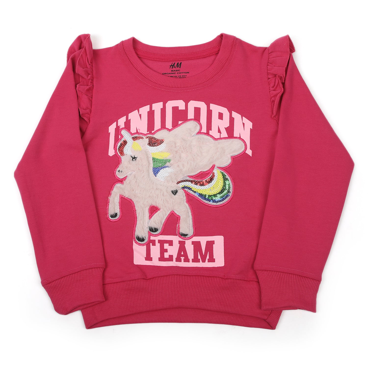 Girls Full Sleeves Sweat Shirt - Pink, Girls Hoodies & Sweat Shirts, Chase Value, Chase Value
