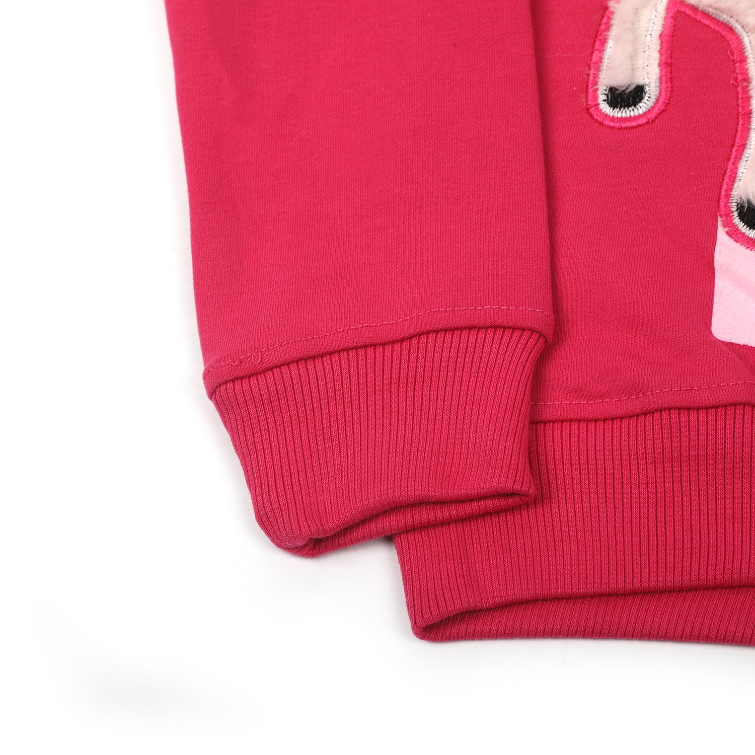 Girls Full Sleeves Sweat Shirt - Pink, Girls Hoodies & Sweat Shirts, Chase Value, Chase Value