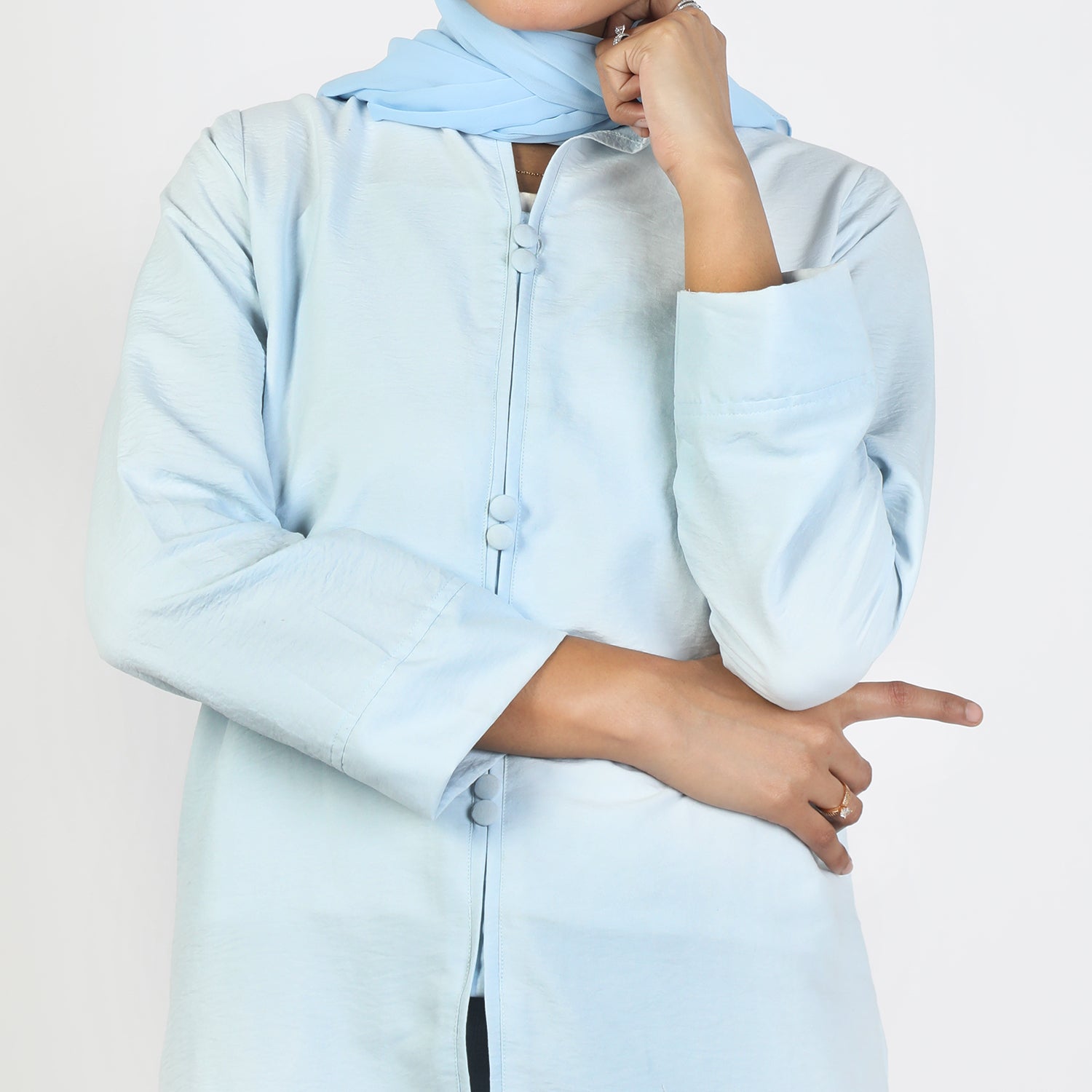 Women's Western Top - Sky Blue, Women T-Shirts & Tops, Chase Value, Chase Value