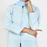 Women's Western Top - Sky Blue, Women T-Shirts & Tops, Chase Value, Chase Value