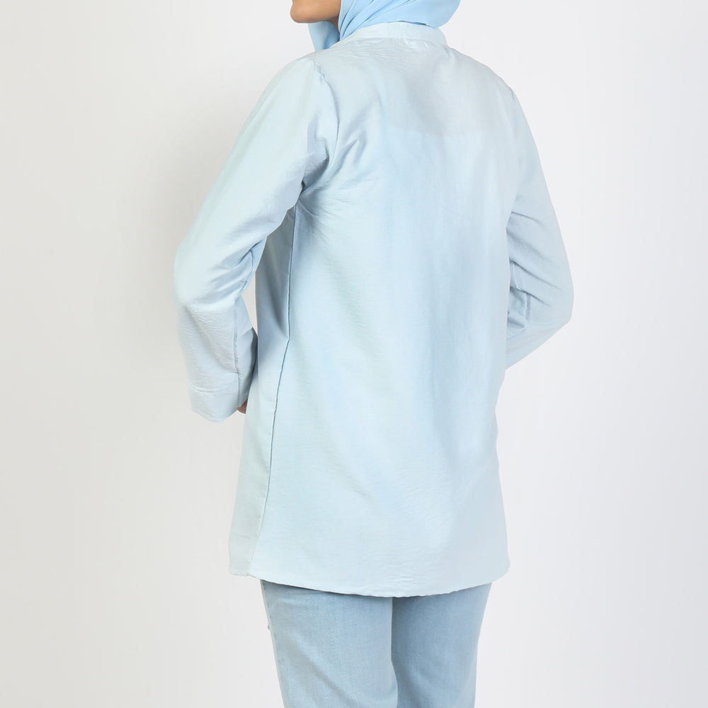 Women's Western Top - Sky Blue, Women T-Shirts & Tops, Chase Value, Chase Value