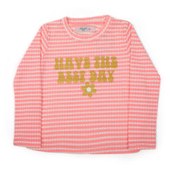 Girls Full Sleeves T-Shirt - Pink