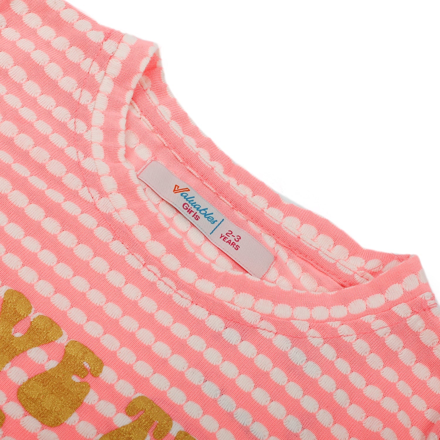 Girls Full Sleeves T-Shirt - Pink, Girls T-Shirts, Chase Value, Chase Value