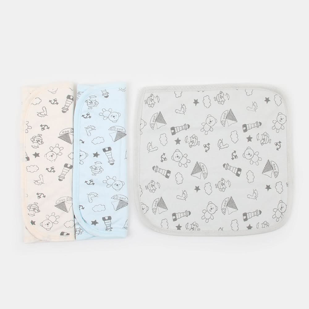 Valuable Face Towel Pack of 3 - Multi Color, Face Towels, Chase Value, Chase Value