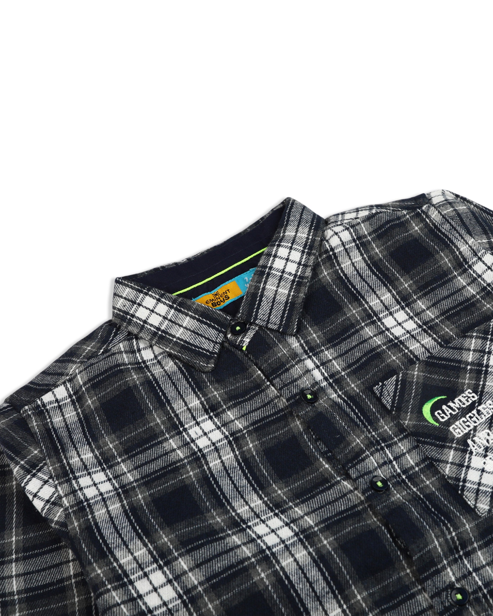 Eminent Boy Junior Casual Full Sleeves Shirt