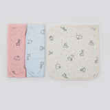 Valuable Face Towel Pack of 3 - Multi Color, Face Towels, Chase Value, Chase Value