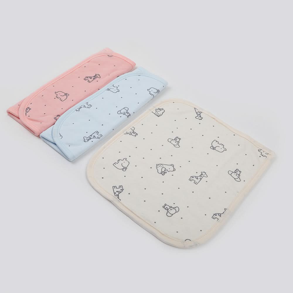 Valuable Face Towel Pack of 3 - Multi Color, Face Towels, Chase Value, Chase Value