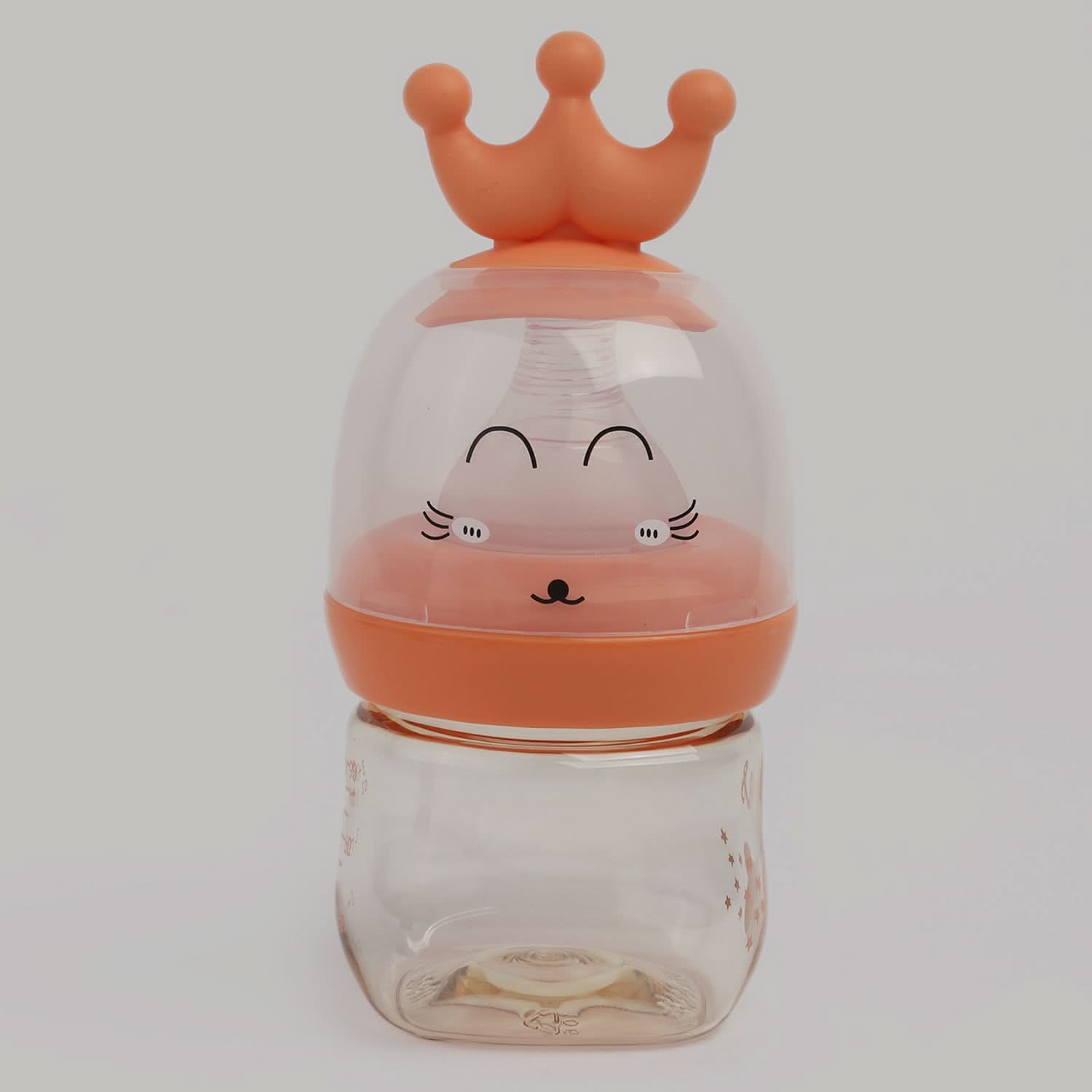 Feeder Bottle With Nipple 90ml - Orange, Feeding Supplies, Chase Value, Chase Value