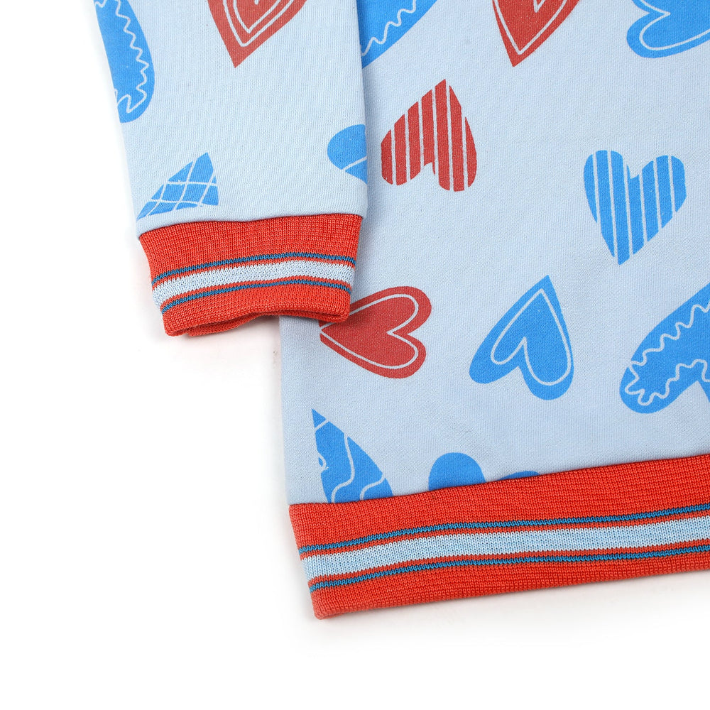 Girls Full Sleeves Hoodie T-Shirt - Sky Blue, Girls Hoodies & Sweat Shirts, Chase Value, Chase Value