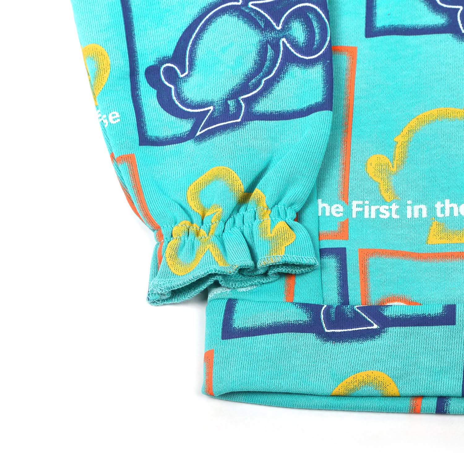 Girls Full Sleeves Sweat Shirt - Sea Green, Girls Hoodies & Sweat Shirts, Chase Value, Chase Value