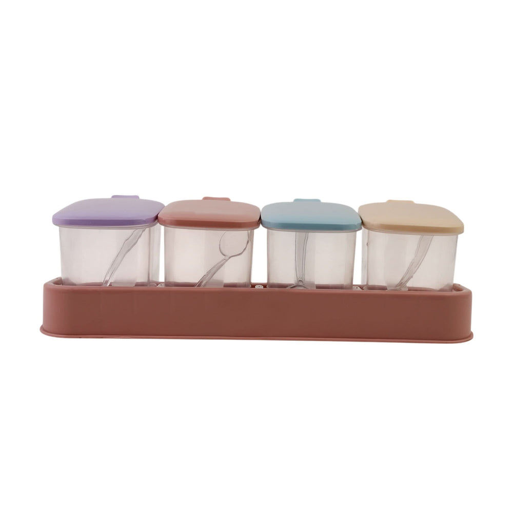 Spice Set pack OF 4 - Peach, Spice Boxes, Chase Value, Chase Value