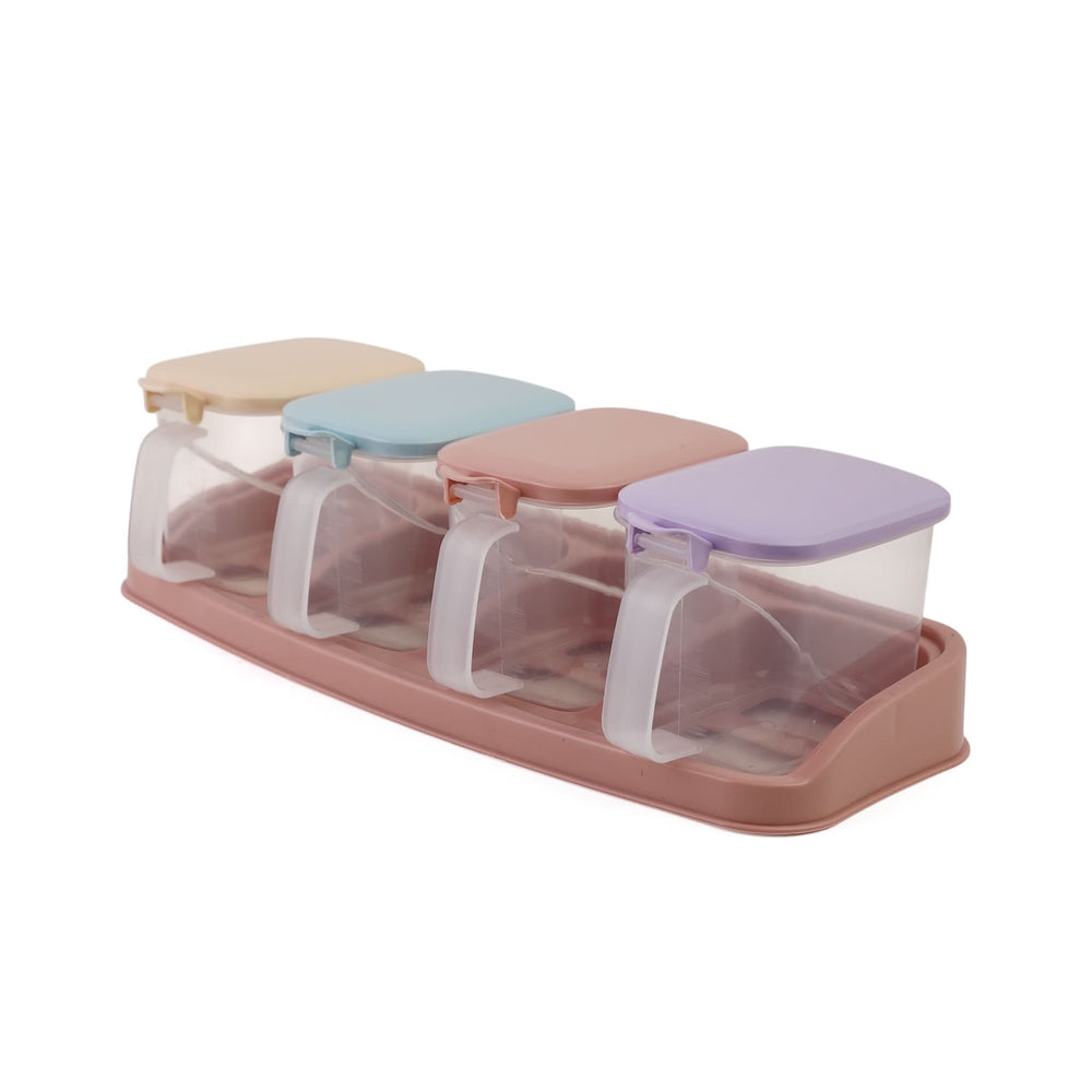Spice Set pack OF 4 - Peach, Spice Boxes, Chase Value, Chase Value